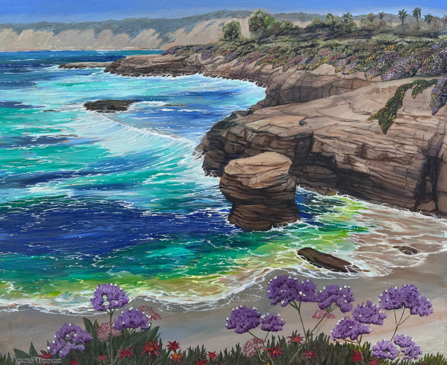 The Watching Boulder – Coastal La Jolla Seascape Fine Art Giclée