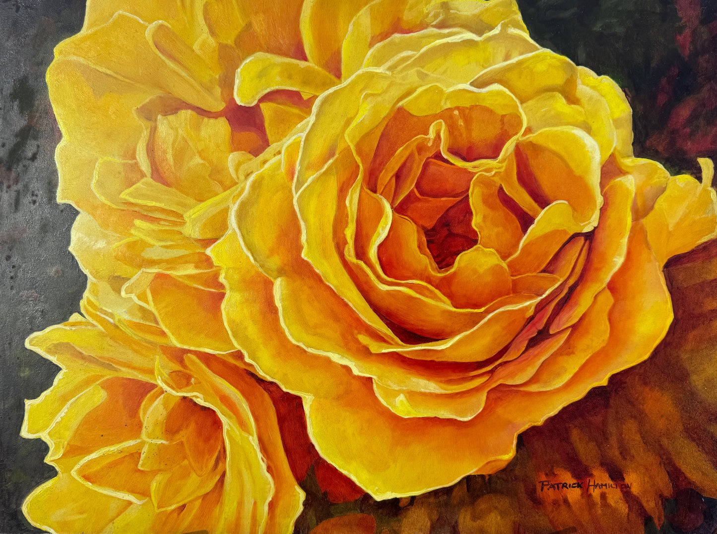 Golden Flame Rose